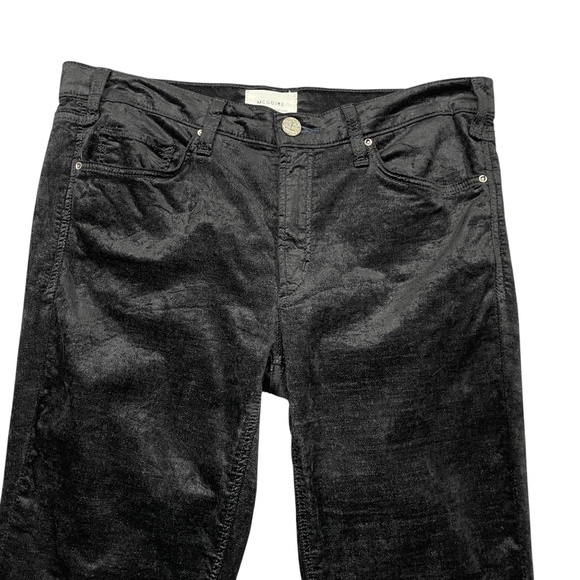 McGuire 30 Women's Black Velour Skinny Pants - Picture 5 of 6